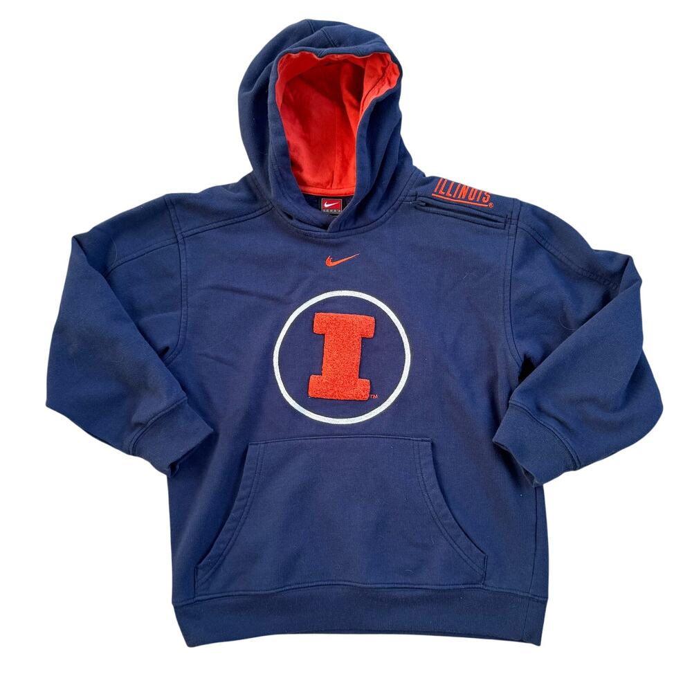 Youth Nike Fighting Illini University of Illinois Hoodie Size Small